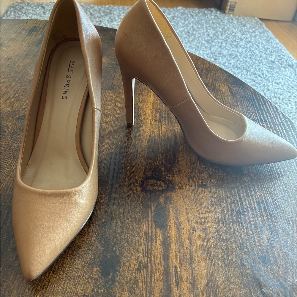 Call It Spring Tan Women's Heels